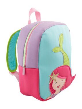 Mud Pie Girl's Neoprene Multi Color Mermaid School Backpack NEW
